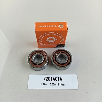 Niet gescheiden nauwkeurigheidsniveau P0 P2 P4 P5 P6 7201AC Hoekig contactballager 12*32*10mm