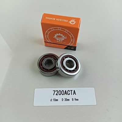 7200AC hoekig contactballager van 10*30*9mm met 25° contacthoek en OPEN zegels