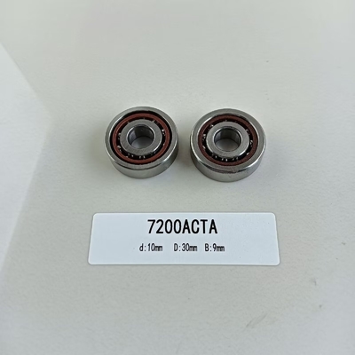 7200AC hoekig contactballager van 10*30*9mm met 25° contacthoek en OPEN zegels