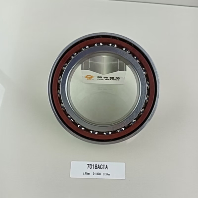46118 Eén rij 90*140*24 mm hoekig contactballager 7018AC met radiallager