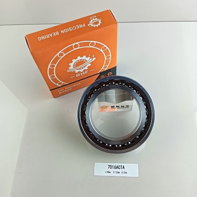 46116 Eenvoudige rij 80*125*22 mm hoekig contactballager 7016AC voor smeerbehoeften