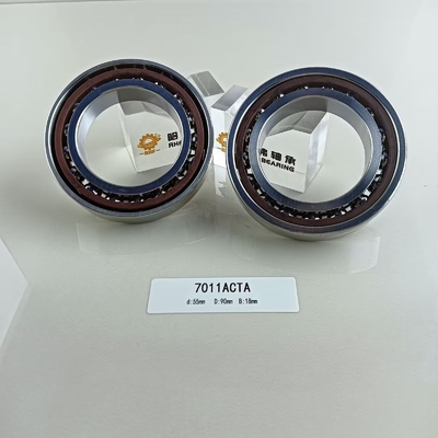 7011AC Hoekig contactballager met standaardprecisie P0 P2 P4 P5 P6 55*90*18mm