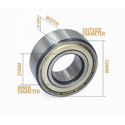 5205ZZ Hoekig contactballager 25*52*20,6 mm voor distributiekanaal