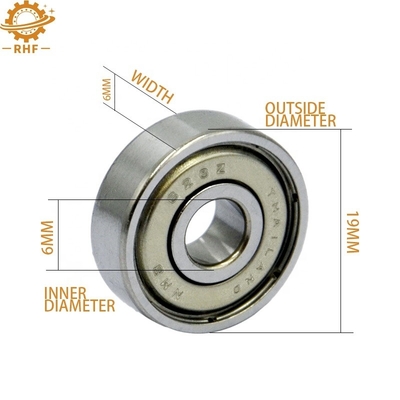 Mining Deep Groove Ball Bearing 626-ZZ 6*19*6mm Chrome Steel Miniatuur Bearing 626ZZ