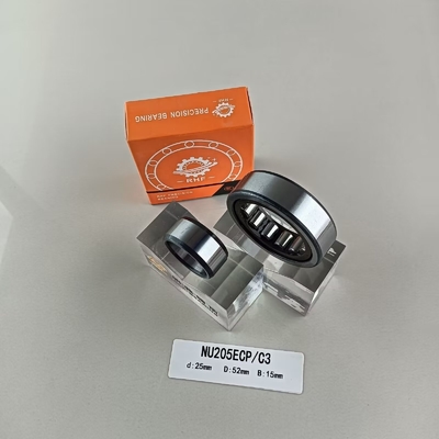 Eenvoudige rij 25*52*15 mm cilindrische rollenlagers voor smeervet of -olie