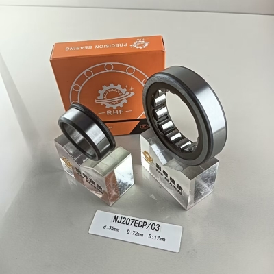 35*72*17mm NU/NJ/NF207ECP Gras of olie gesmeerd cilindrisch rollager