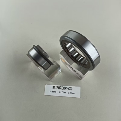 35*72*17mm NU/NJ/NF207ECP Gras of olie gesmeerd cilindrisch rollager
