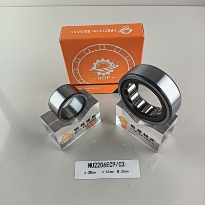 Precision rating P0 P2 P4 P5 P6 NU/NJ/NF2206ECP cilindrisch rollager 30*62*20mm