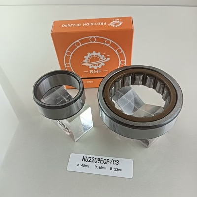 45*85*23mm NU/NJ/NF2209ECP cilindrische rollagers voor bouwmachines