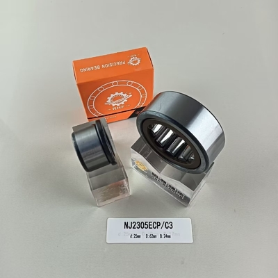 25*62*24 mm cilindrisch rollager NU/NJ/NF2305ECP met cilindrische structuur