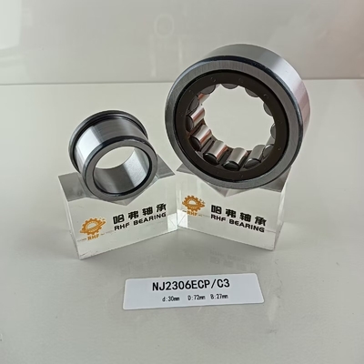 Structuur cilindrisch Chroomstaal Gcr15 NU/NJ/NF2306ECP Rollagers 30*72*37mm