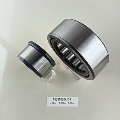 Lange levensduur NU/NJ/NF2310ECP cilindrisch rollager 50*110*40 mm met stalen kooi