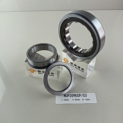 Eén rij cilindrisch rollager NUP209ECP 45*85*19 mm voor landbouwmachines