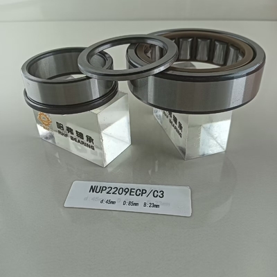 NUPF2209ECP Cylindrisch rollager 45*85*23mm voor smeermiddelvet of smeerolie